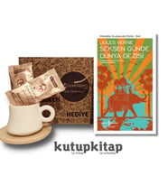 Kutupkitap Bambu Fincan Türk Kahvesi Kişiye Özel Not Seksen Günde Dünya Gezisi Jules Verne Kitap Hediye Seti