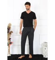 Akbeniz Erkek Pamuk Antrasit Tek Alt Pijama 27495