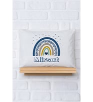 Pia Baby Premium %100 Pamuk İsme Özel Erkek Bebek Yastık Kılıfı 35*45 cm 5091-12