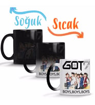 Got7 Kpop Sihirli Kupa Bardak Porselen