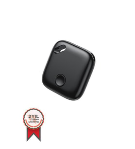 Torima Siyah F1 Smart Tag Takip Cihazı Apple My Find Uyumlu