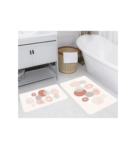 Eliana Home Baskılı 2'li Banyo Paspas Takımı RVG5265