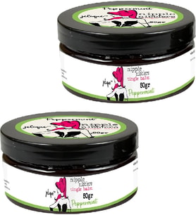 Nipple Nibblers Erotictingle Peppermint 2 Adet Memeucu Hareketlendirici Balsam Nane Aromalı 50ML - Naneli Göğüskremi