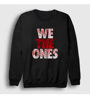 Presmono Unisex Siyah We The Ones Güreş Wwe The Bloodline Sweatshirt 515420tt