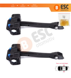Audi Q3 RS MK1 8U 8UB 8UG 2011-2018 8U0839249D İçin 2 EA Arka Sağ ve Sol Kapı Gergi Yayı