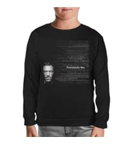 House - Everybody Lies Siyah Çocuk Sweatshirt