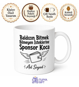Baldızın Bitmek Bilmeyen İsteklerine Sponsor Koca Kahve Kupası Hediye
