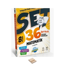 LGS 8. Sınıf Matematik 36 Haftalık Denemeler ve Telefon Standı