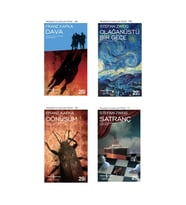 Satranç + Dönüşüm + Dava + Olağanüstü Bir Gece- 4 Kitap Set - Iş Bankası Özel Set Satranç Kitabı