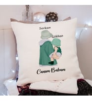 Canım Babam Tasarımlı Yastık Kişiye Özel