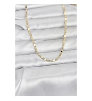 Mey İthalat® CM 14K Gold Renk Ezme Zincir 60 cm Kadın Kolye