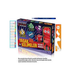 Ks Games Yasak Kelimeler Xxl 25111 Ve Tükenmez Kalem+Sezgistore Ayraç Cetvel