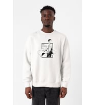Steins Gate Rintarou Mad Scientist Beyaz Erkek 2ip Sweatshirt
