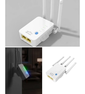 Ev Ofis İçin Wps Düğmeli Güvenli Tekrarlayıcı