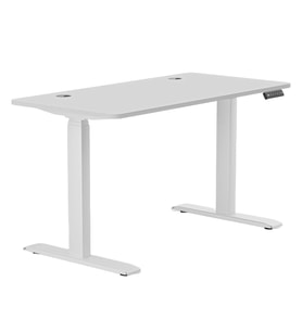 Karr Office O-Flex Çift Motorlu Elektrikli Yükseklik Ayarlı 180×80 Beyaz Ayak Beyaz Tabla Çalışma Masası