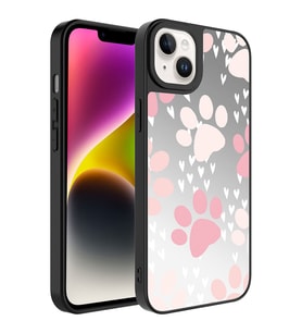 Apple iPhone 14 Plus Kılıf Aynalı Desenli Kamera Korumalı Parlak Zore Mirror Kılıf Pati