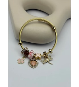 Çelik Gold Pandora Bileklik - 25-blk281