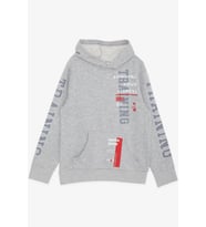 Breeze Girls & Boys Erkek Çocuk Sweatshirt Kapüşonlu Kanguru Cepli 9-14 Yaş, Gri Melanj