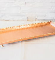 BAKIR TEPSİ ERİTME BATON MODEL MAT BAKIR RENK