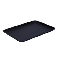 Lava Döküm Dikdörtgen Servis Tabağı Ölçü 34x25cm. (Siyah)