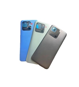 Xiaomi Redmi 10C İle Uyumlu Arka Pil Kapak (Mavi)