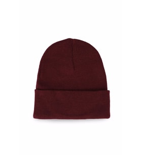 Bordo Basic Katlamalı Bere Borda Bere