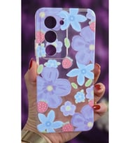 Redmi 15 Uyumlu Baskılı Şeffaf Silikon Telefon Kılıfı