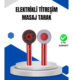 Mikro Akım Teknolojili Elektrikli Saç Masaj Fırçası Yağ Uygulamalı