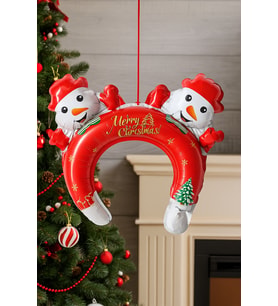 33×30 cm Kardan Adam Folyo Taç – Yılbaşı Folyo Balon Parti Aksesuarı