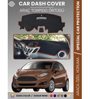 FORD FİESTA (2008-2017) Torpido Örtüsü Ön Panel Koruma Tam Uyum Çatlamayı Önler Kolay Montaj