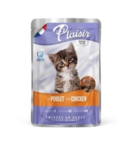 Plaisir Pouch Kitten Tavuklu Yavru Kedi Konservesi 100 Gr