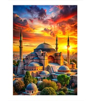 Ayasofya Camisi Art Mdf Poster