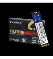 Twinmos Nvme512gb2280ap, Alphapro, 512gb, 3600-3250mb/s, Gen3, Nvme Pcıe M.2 2280, Ssd, Tlc, 3dnand