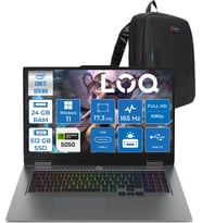 Lenovo Loq 17IRX10 Intel Core I7 13650HX 24GB Ddr5 512GB SSD RTX5050 8gb 115W Windows 11 Pro 17.3 Inç Fhd (1920X1080) IPS 300NITS 165HZ %100 Srgb Taşınabilir Bilgisayar W83JH006CTRP07 + Zetta Çanta