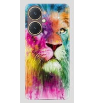 Vivo Y27 Kılıf Desenli Silikon Colorfull Leon 2 1388