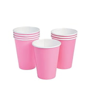 8'li Karton Bardak Pembe