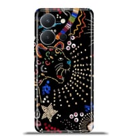 Vivo Y36 Kapak HD Renkli Dizayn Silikon Kılıf - Wild