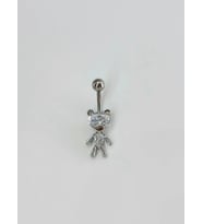 Ayıcık Detaylı Göbek Piercing - Pg0118