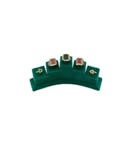 5 Li Grup Yüzük Standı Oval Süet Yeşil