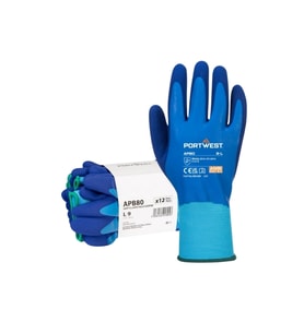 PORTWEST APB80 LİQUİD PRO ESSENTİAL LATEX ELDİVEN N:10 - 12 Adet