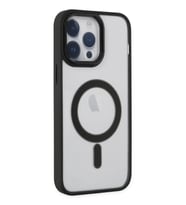 Durukar® iPhone 14 Pro Kılıf Room Magneticsafe Silikon - Siyah