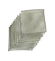 Bulaşık Ovma Ovalama Yanmış Yağ Ağır Kir Bezi Teli Telli Bez - 20x20 Cm. - 10 Adetlik Paket