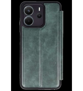 Redmi Note 14 4G Kılıf Flip Cover - Koyu Yeşil