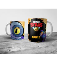 Pixxa  Brawl Stars RICO Kişiye Özel İsimli Kupa Bardak
