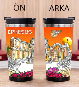 Efes Tasarımlı Fotoğraflı Termos