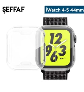 Ally Apple İWatch 44mm 360 Koruma Ultra Slim Silikon Kılıf-(5775) - SSSSSS1152-7304