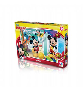 50 Parça Mickey Mouse Puzzle - Çocuklar İçin Eğitici Yapboz