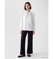 LCW Modest Lacivert Beli Lastikli Fitilli Kadın Triko Pantolon