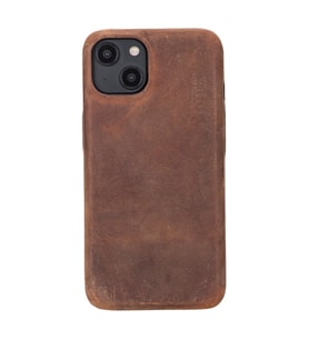 Apple iPhone 14 Uyumlu Deri Arka Kapak ROCK G2