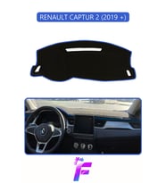 RENAULT CAPTUR 2 (2019+) Uyumlu Torpido Örtüsü Yansıma Önleyici Koruma Hızlı Montaj J53